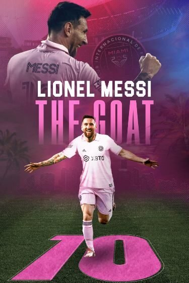 Messi Inter-Miami Poster